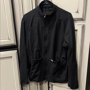 Figs Men's scrub style Black Jacket